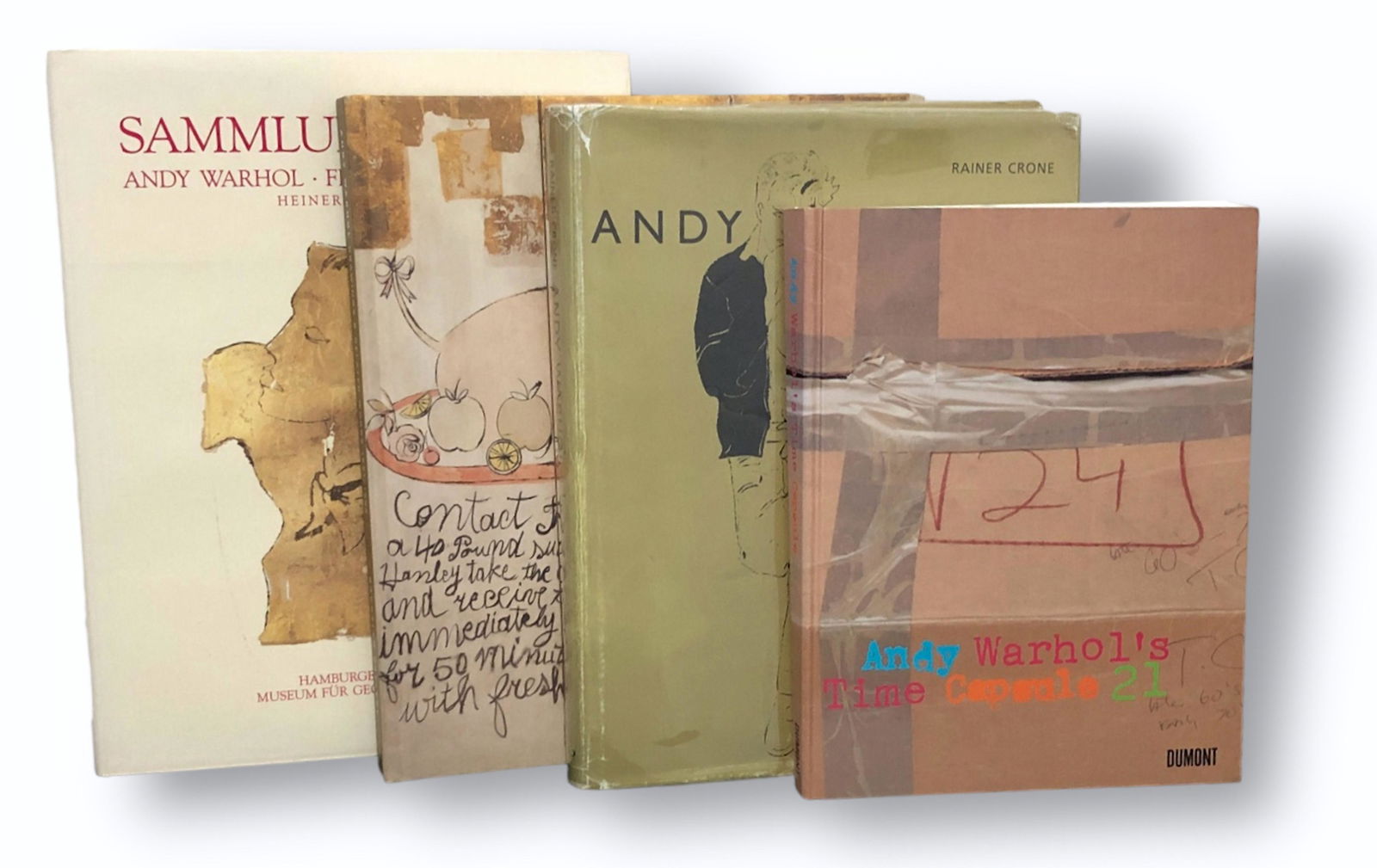 Andy Warhol Illustrated Exhibition Catalogs And Retrospective Art Books (1 of 7)