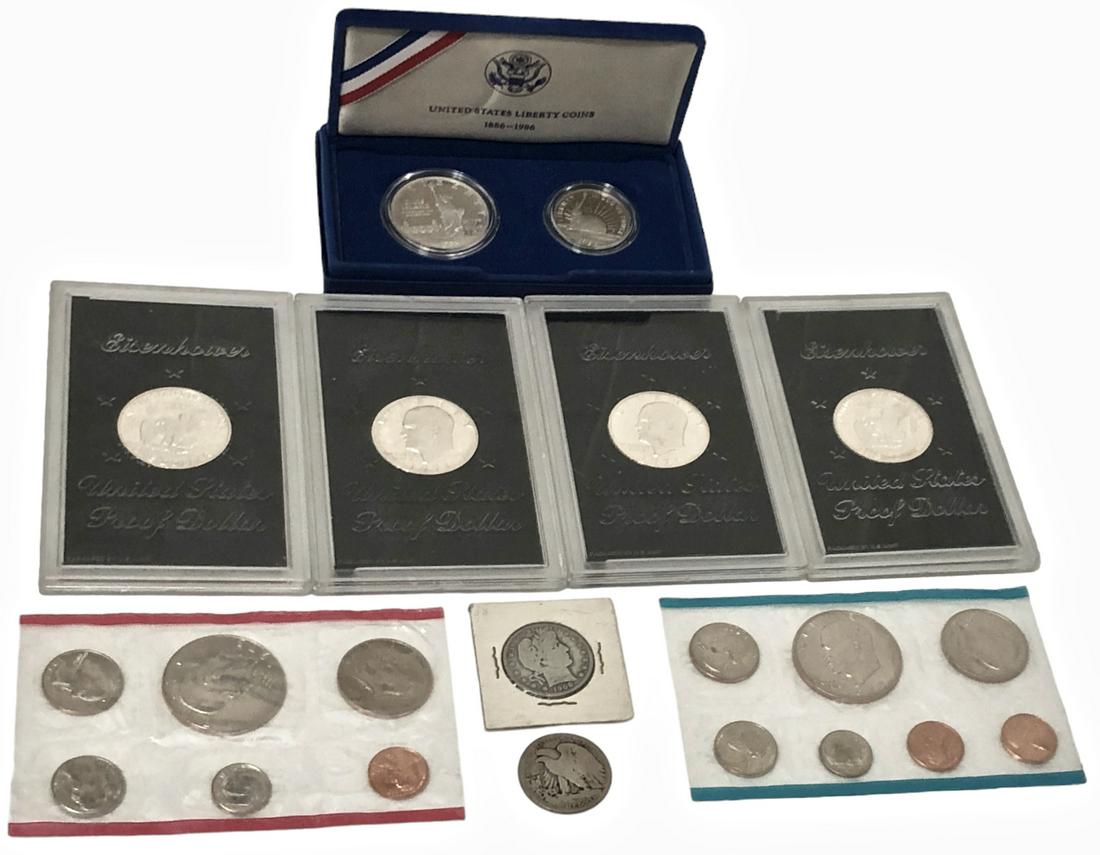 American Assorted Silver Coins Including Govt. Issued Proofs (1 of 6)