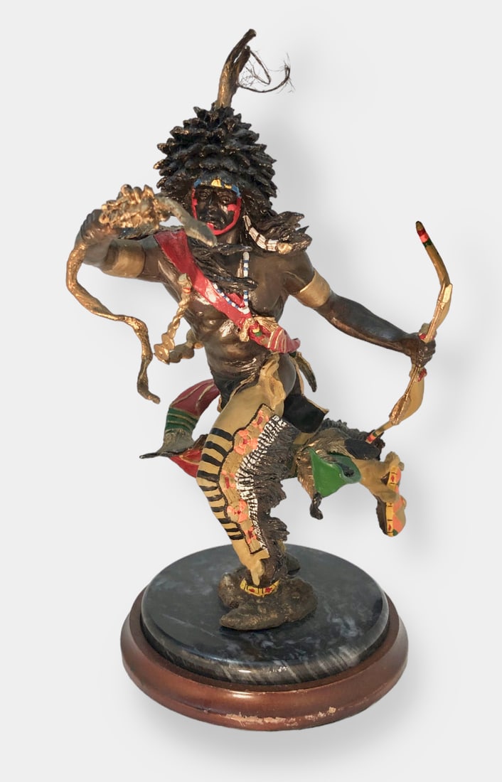 SPIRIT OF THE RAVEN Native American Bronze Sculpture (1 of 7)