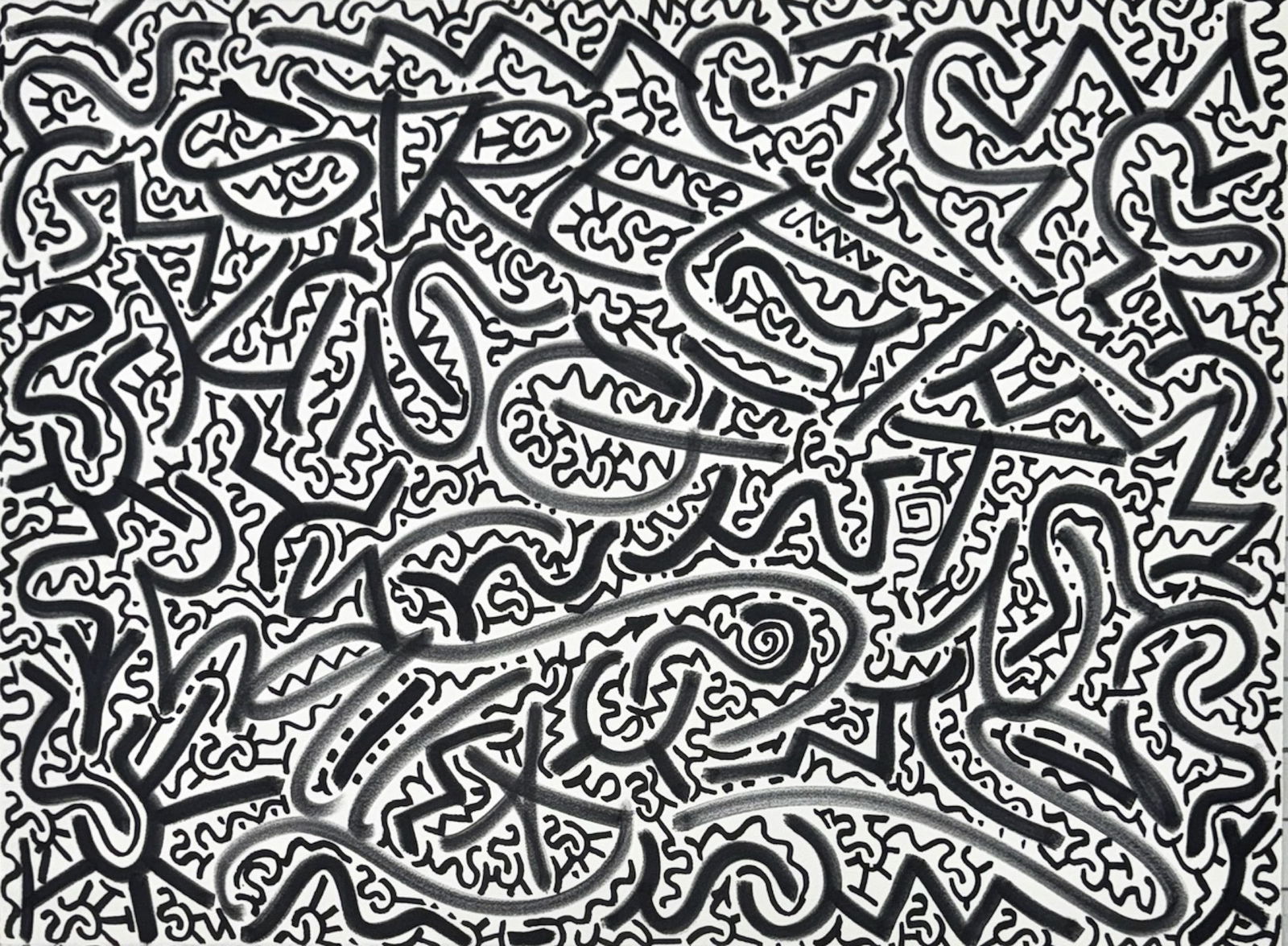 LA II Graffiti Painting STREET KING Tagged Throughout (1 of 4)