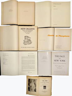 Photographers, Designers and Artists 1st Edition Books (7): Collection of 1st edition photography, art and design books. All illustrated throughout. 1) The Face Of New York The City As It Was And As It Is. Photographs by Andreas Feininger. Publisher: Crown Pub