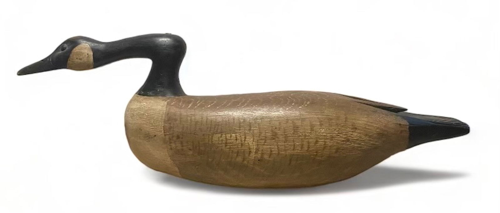 Hollow Carved Hissing Canada Goose Decoy ca. 1920-1940 (1 of 10)