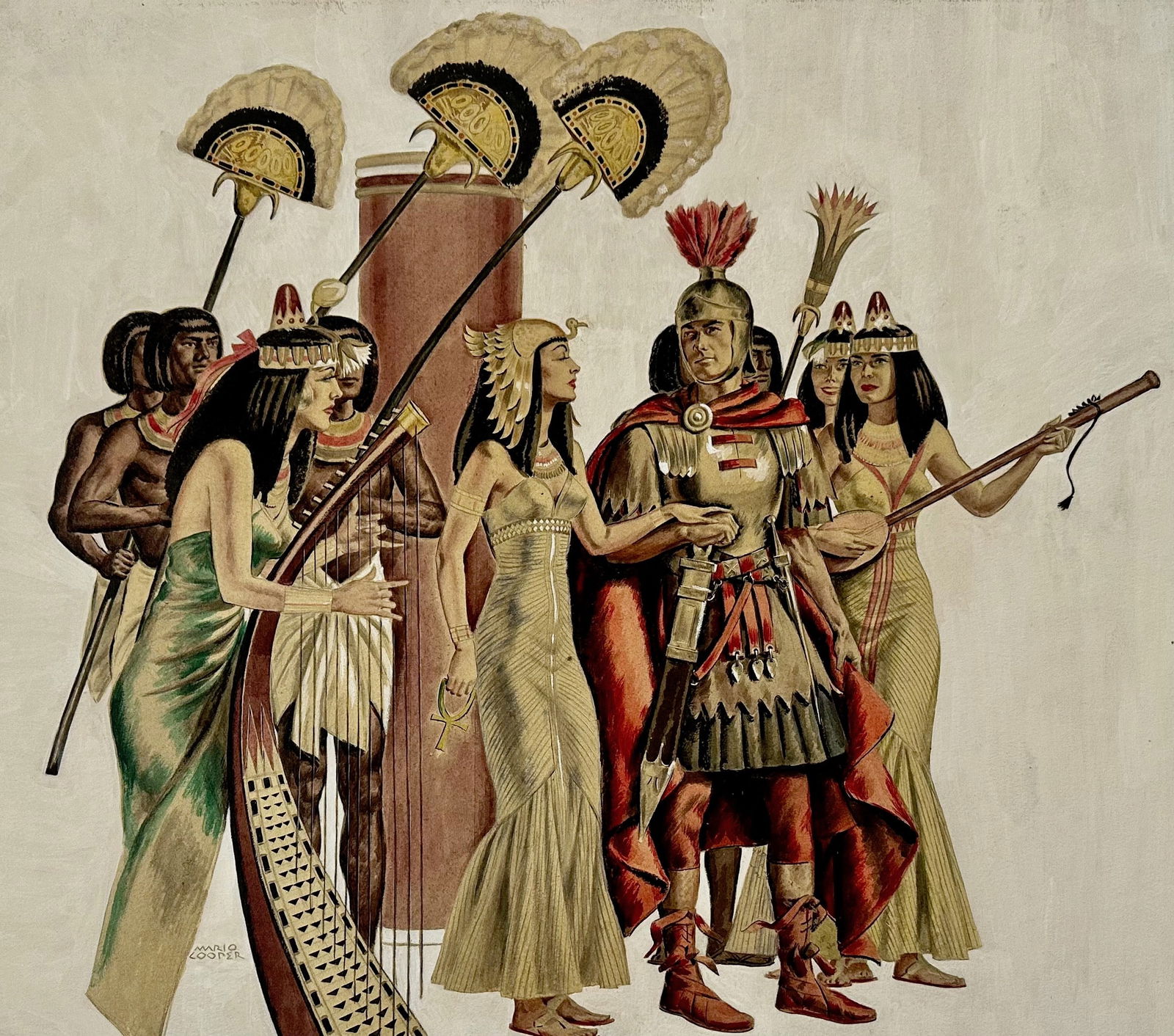 Mario Cooper (Mexican / American, 1905-1995)  Published Illustration Painting, August 13,  1950 (1 of 6)