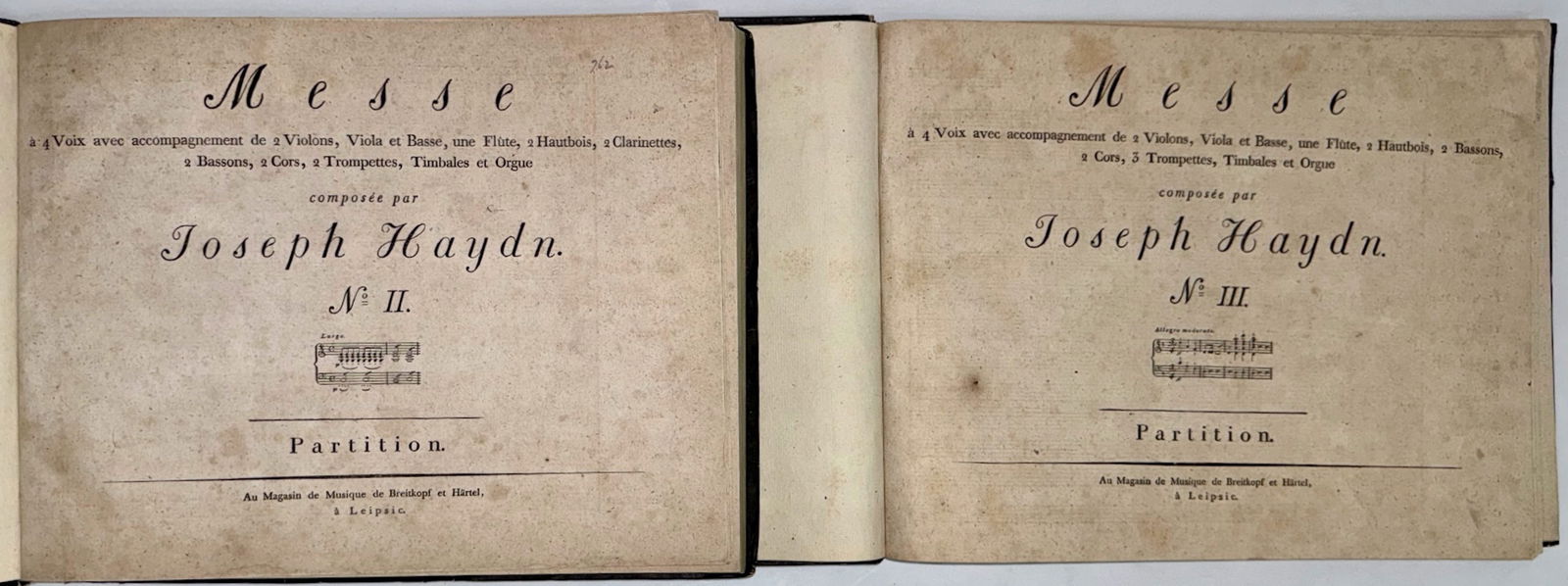 Joseph Haydn Original Music Manuscripts in Facsimile LORD NELSON MASS. 1802 (1 of 7)