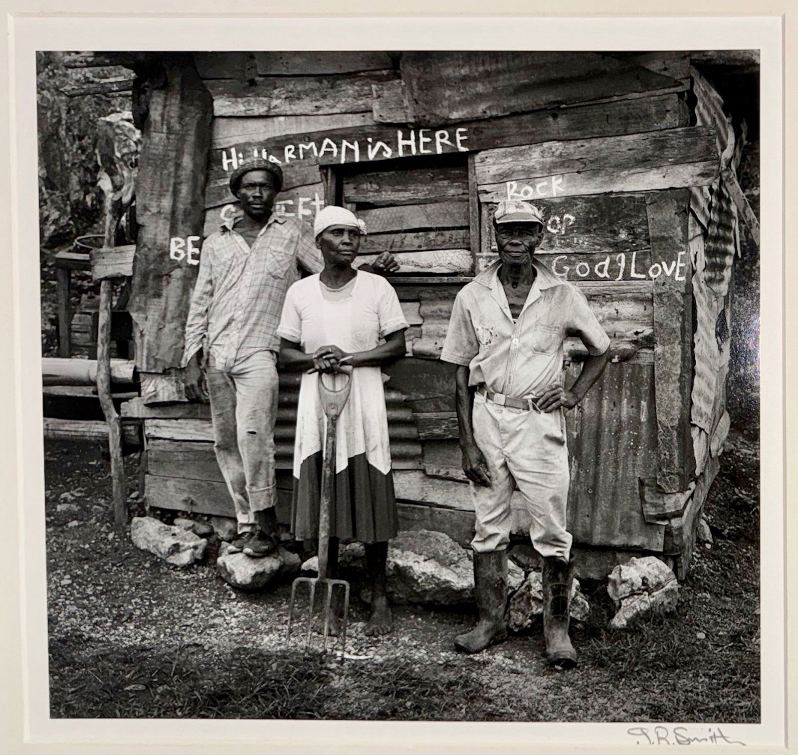 Gordon Smith (American, b.1920-2010) Silver Gelatin Photograph HARMAN AND PARENTS,  1989 (1 of 8)