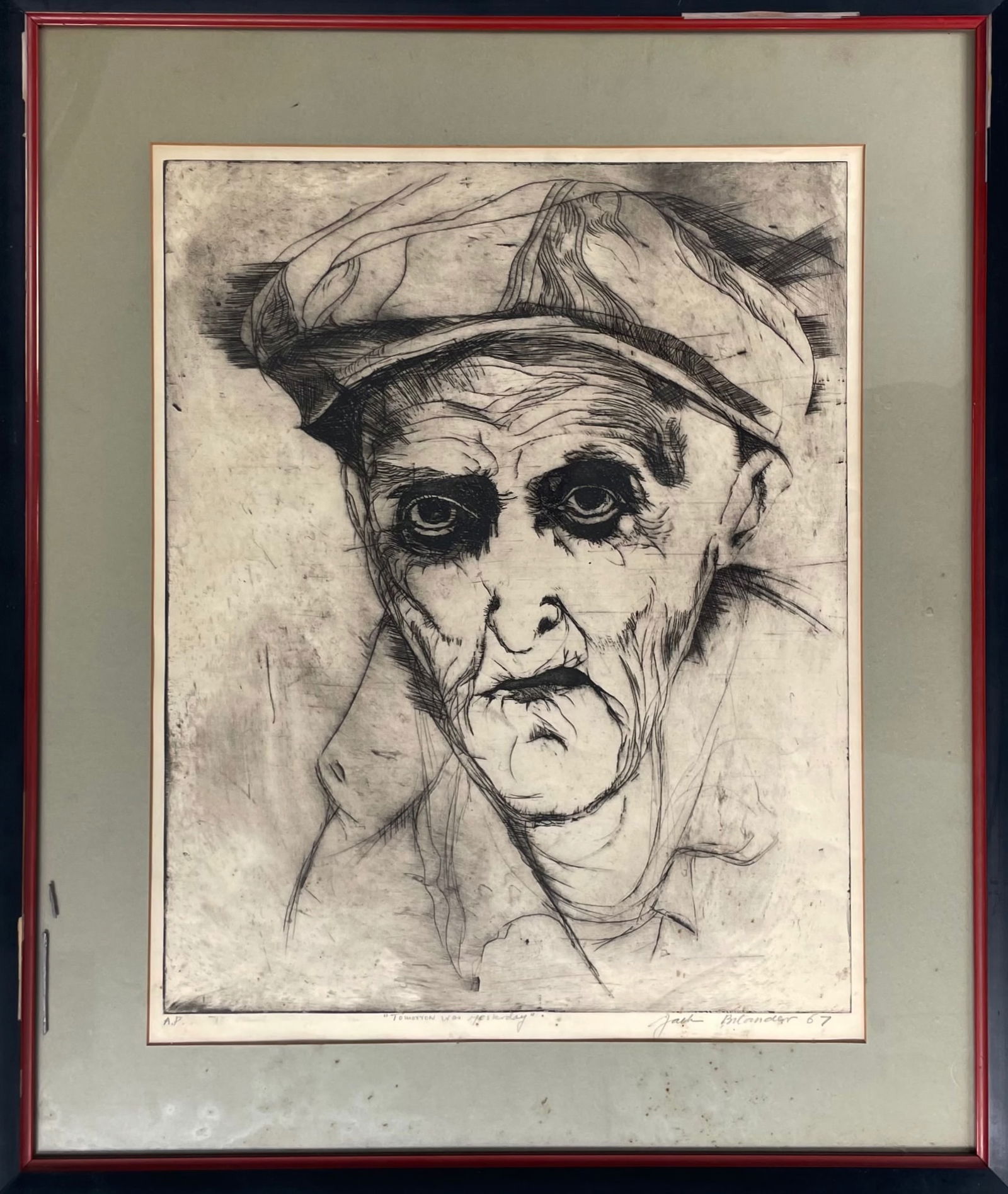 Jack Bilander  (Polish/American, 1919-2008) TOMORROW WAS YESTERDAY, 1967 (1 of 5)