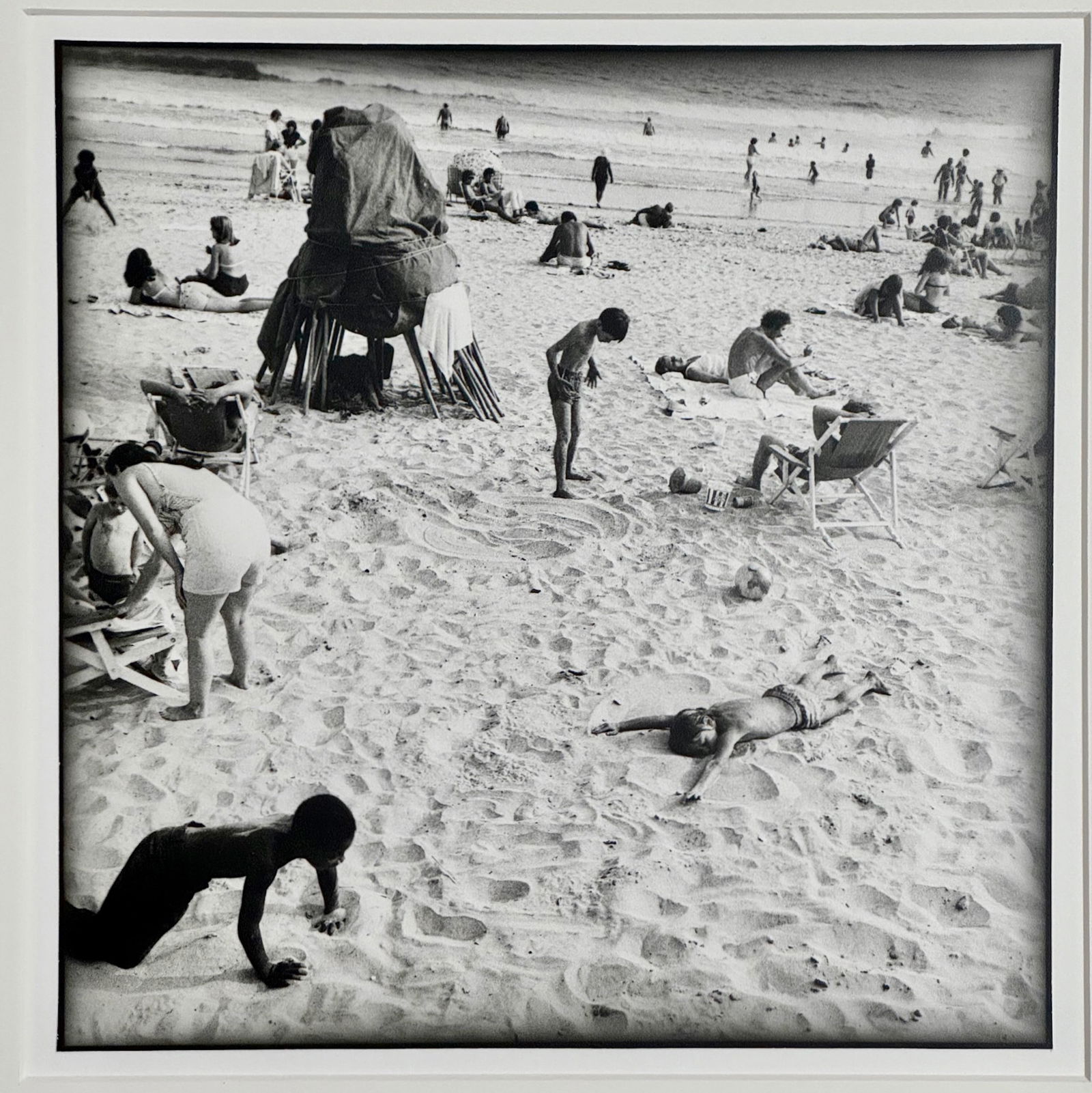 Bruce Cratsley Gelatin Silver Print Photograph BEACH, ATLANTIC CITY, 1977 (1 of 5)