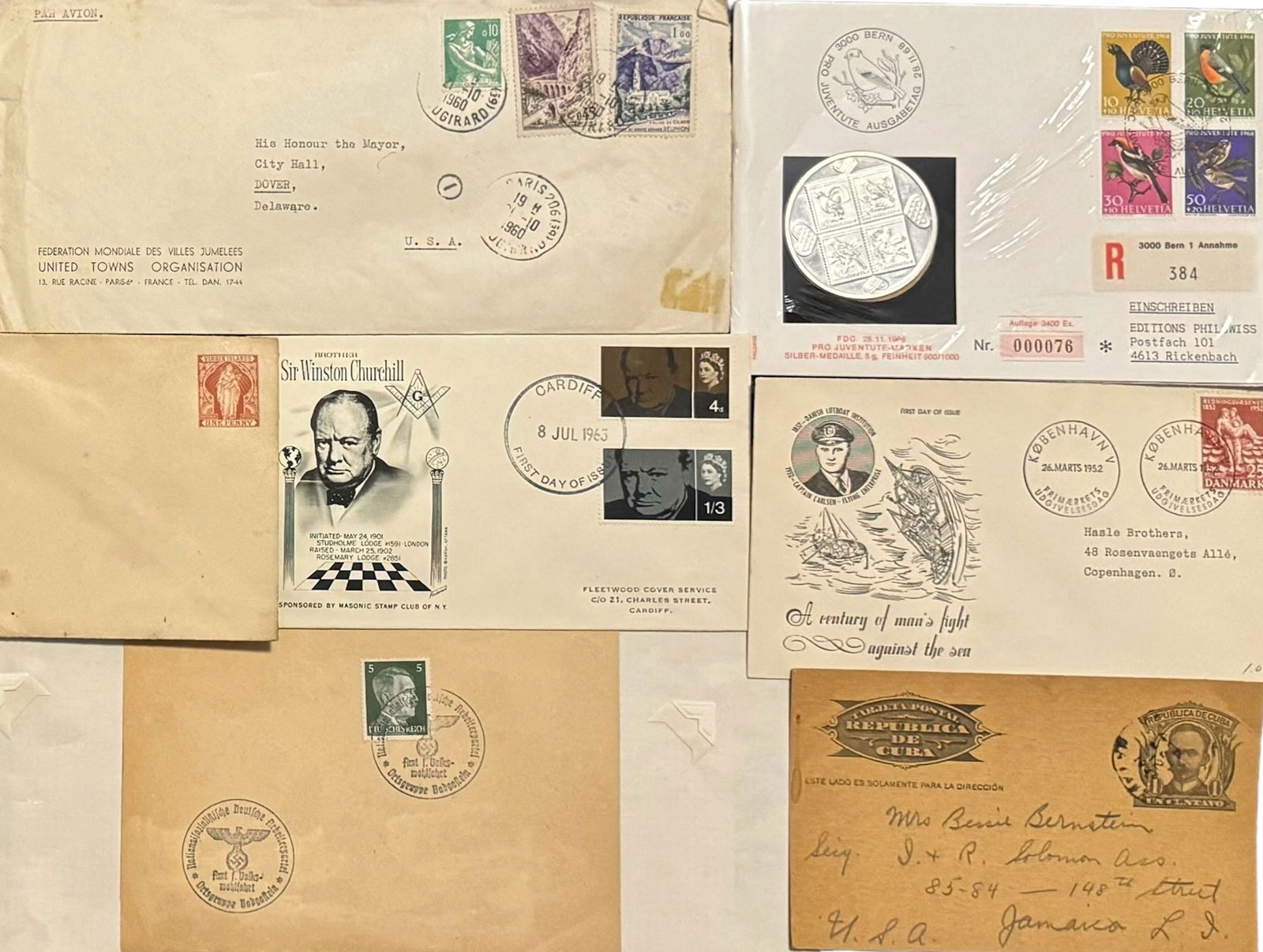 Estate Collection Of European Stamps, 1930s-1980s,  HUGE 2500+ (1 of 7)