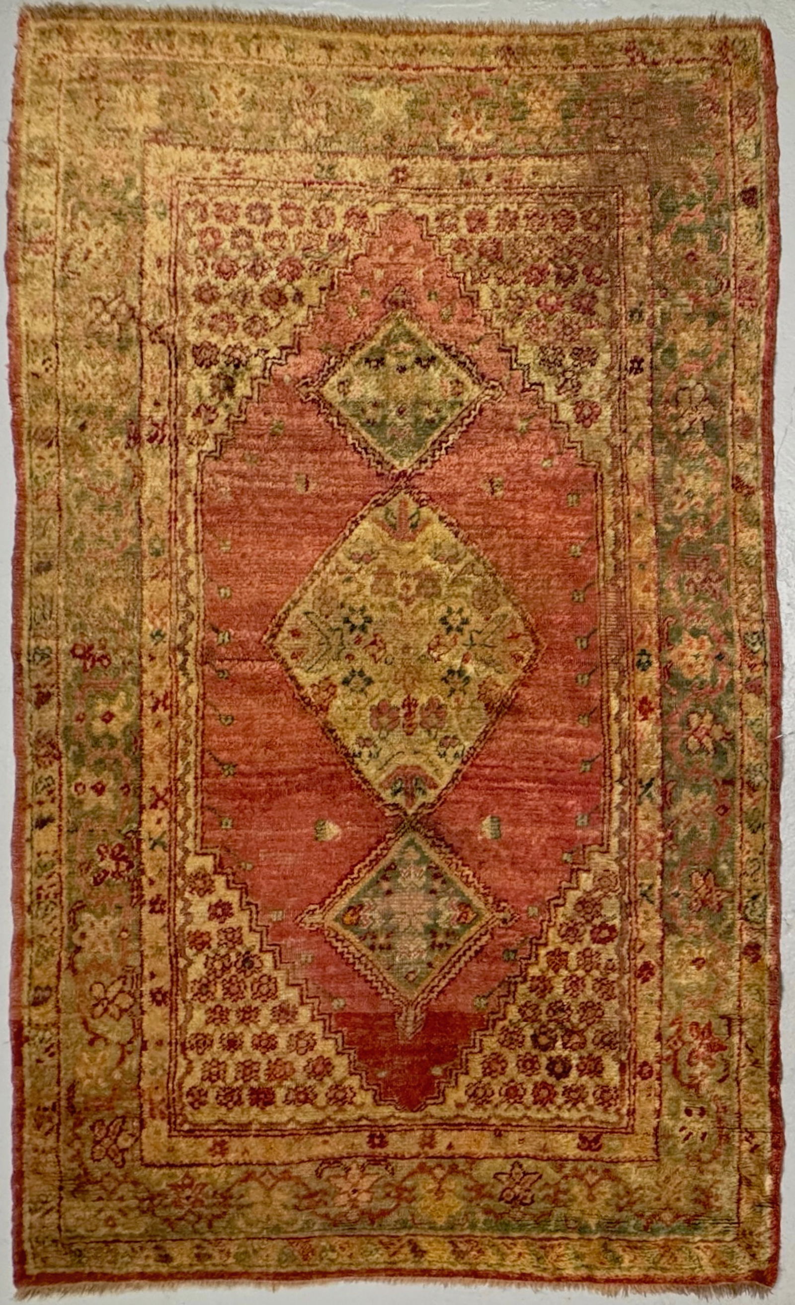 Semi-Antique Persian Handwoven Wool And Silk Rug (6 x 4 feet) (1 of 4)