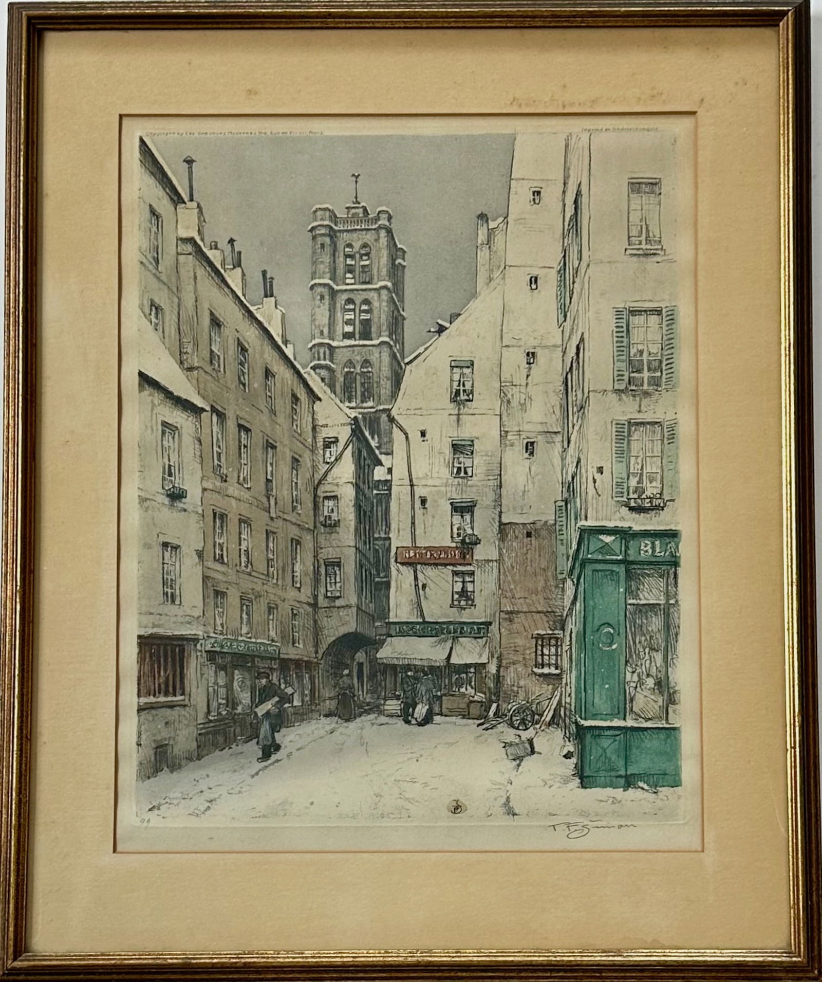 Tavik Frantisek (T.F.) Simon (1877-1942) St. Gervais en Hiver, Paris, 1927 (1 of 6)