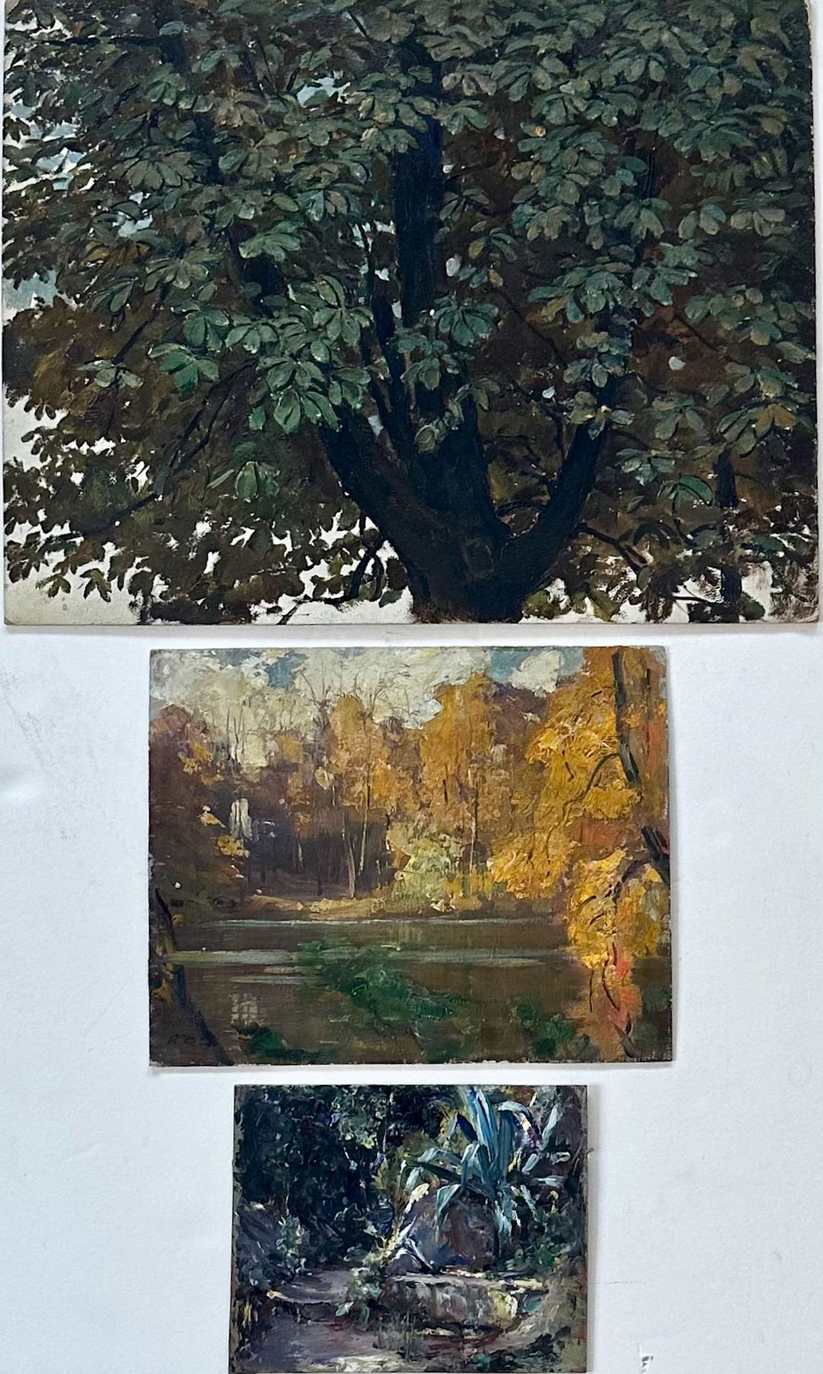 Robert Van Vorst Sewell (American/CA. 1860-1924) Woodland Landscape Paintings c.1913-1915 (1 of 6)