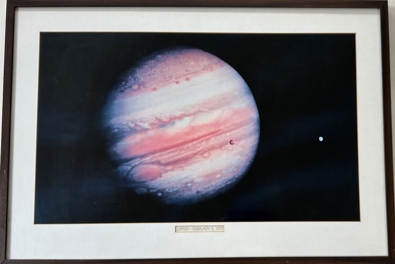 NASA Voyager 1 Photograph of JUPITER, February 5, 1979 (1 of 4)