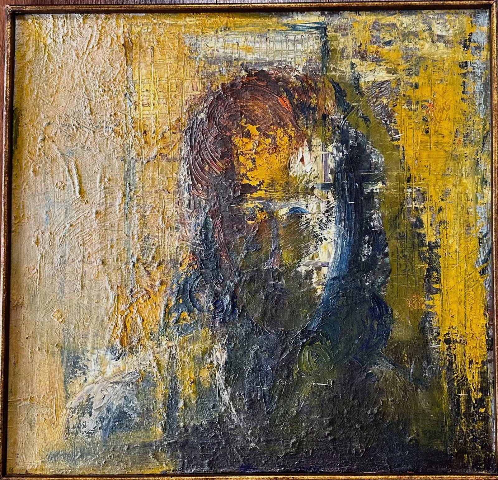 Mid-Century Italian Abstract Expressionist Impasto Painting, Lazzaro Donati (1 of 5)