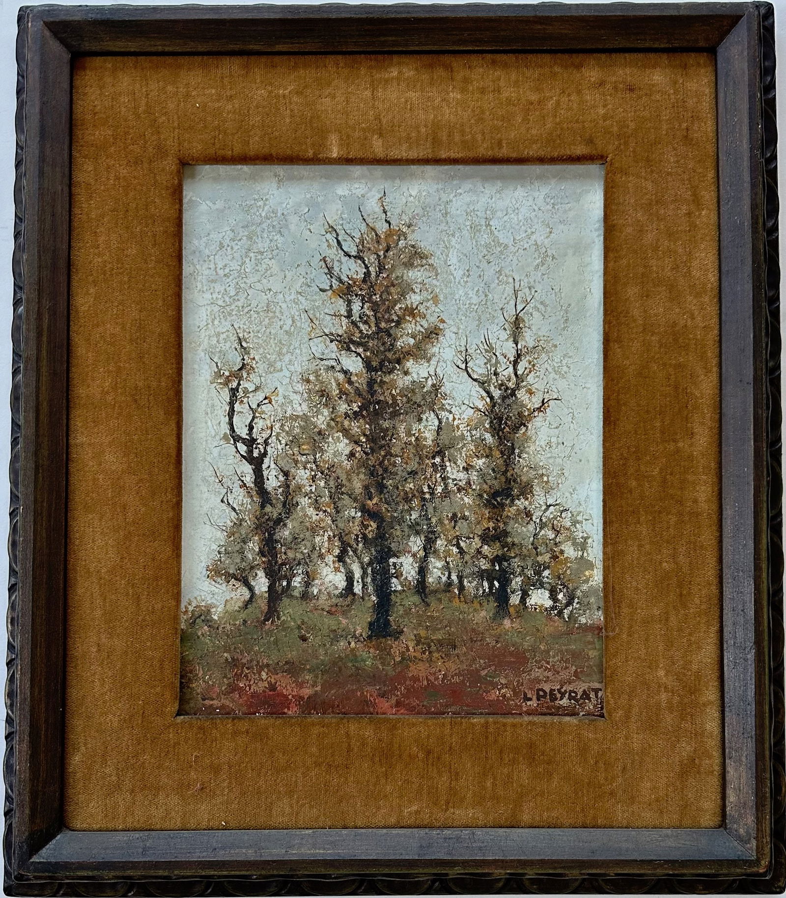 Louis Peyrat (French, 1911-2001) Impressionist Landscape Oil Painting (1 of 4)