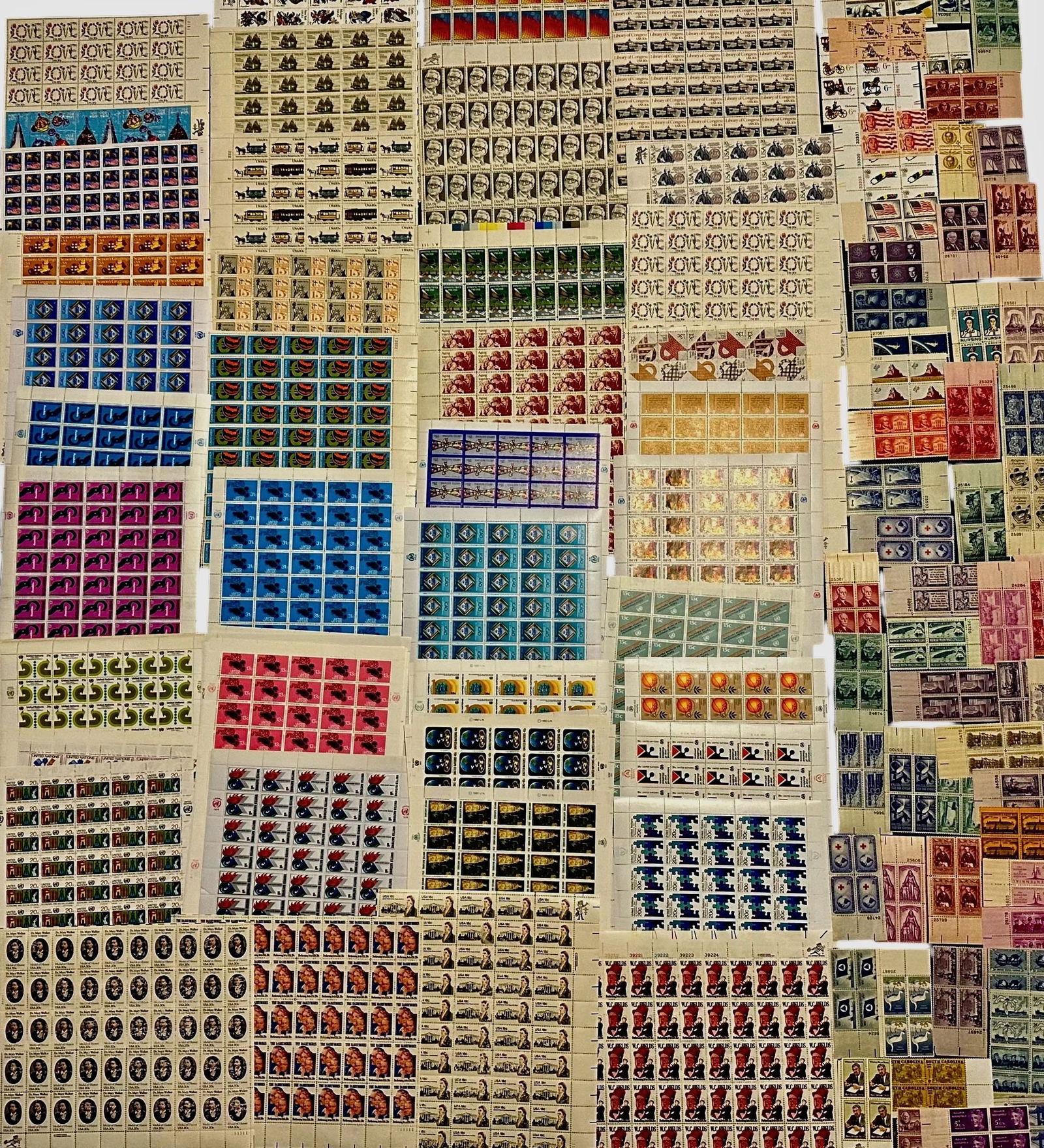 American Mint Stamps, Plate Blocks and Full Sheets (1000+) (1 of 4)
