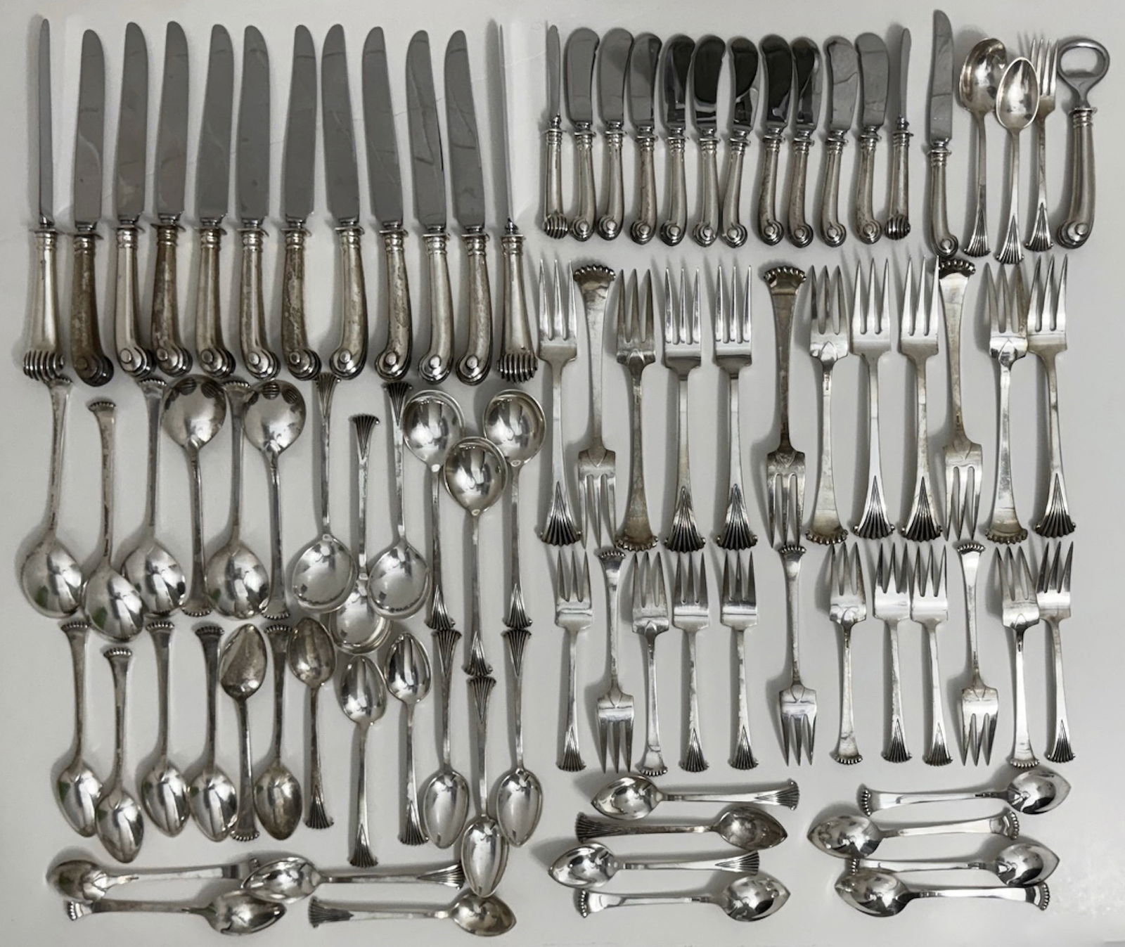 Tuttle Onslow Sterling Silver Flatware Service For Twelve - 89 pieces (1 of 6)