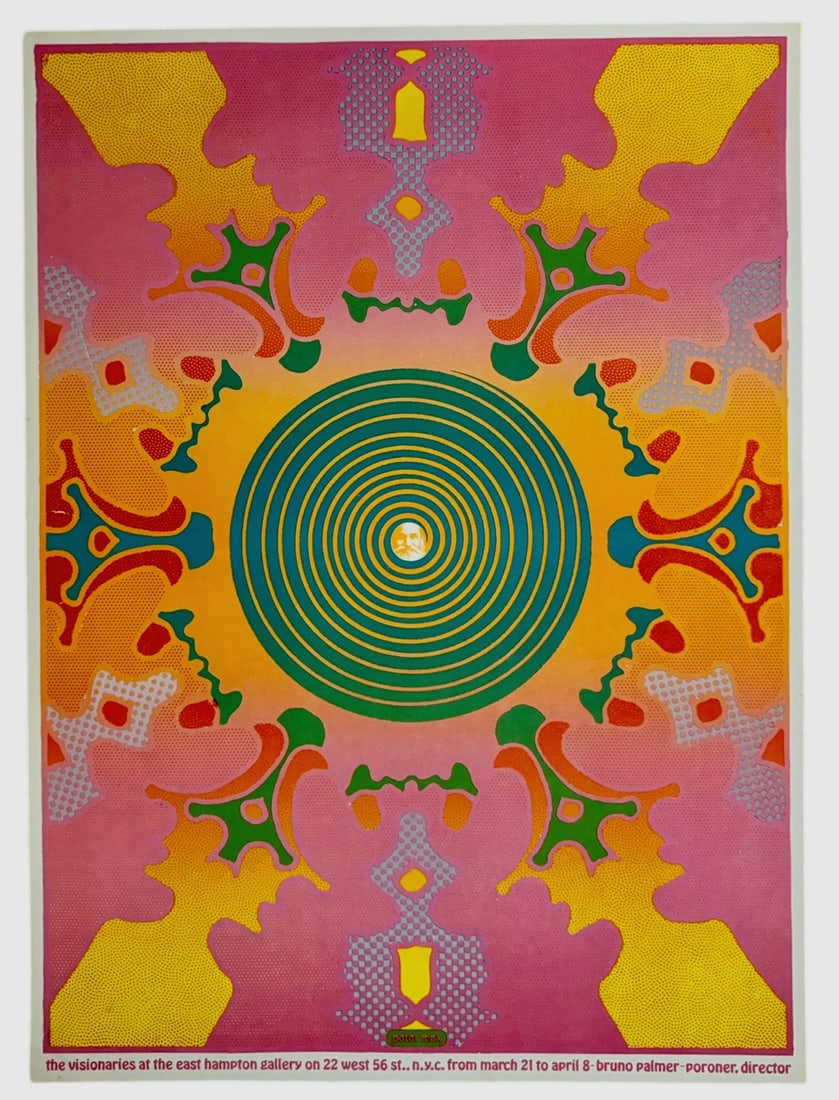 Peter Max Psychedelic Pop Art Exhibition, THE VISIONARIES, N.Y.C. 1967 (1 of 3)