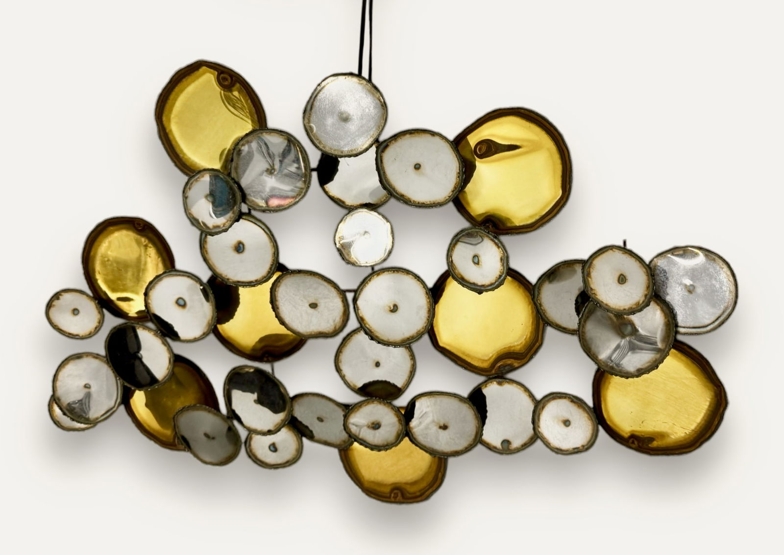 C. Jere RAINDROPS Mid-Century Modern Wall Sculpture (1 of 6)