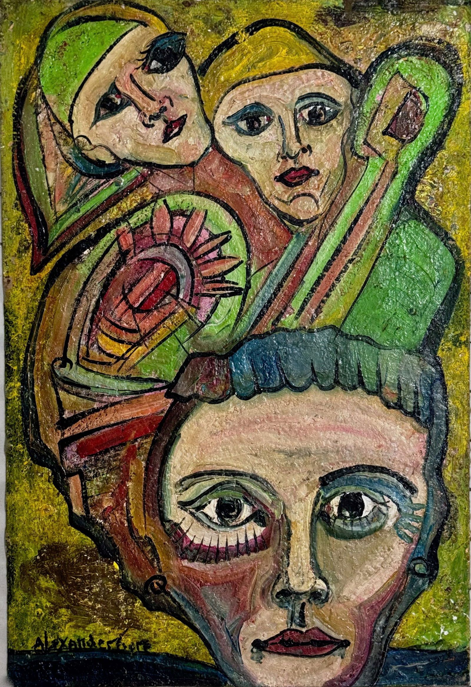 Alexander Gore, Russian Abstract Oil Painting (1 of 4)