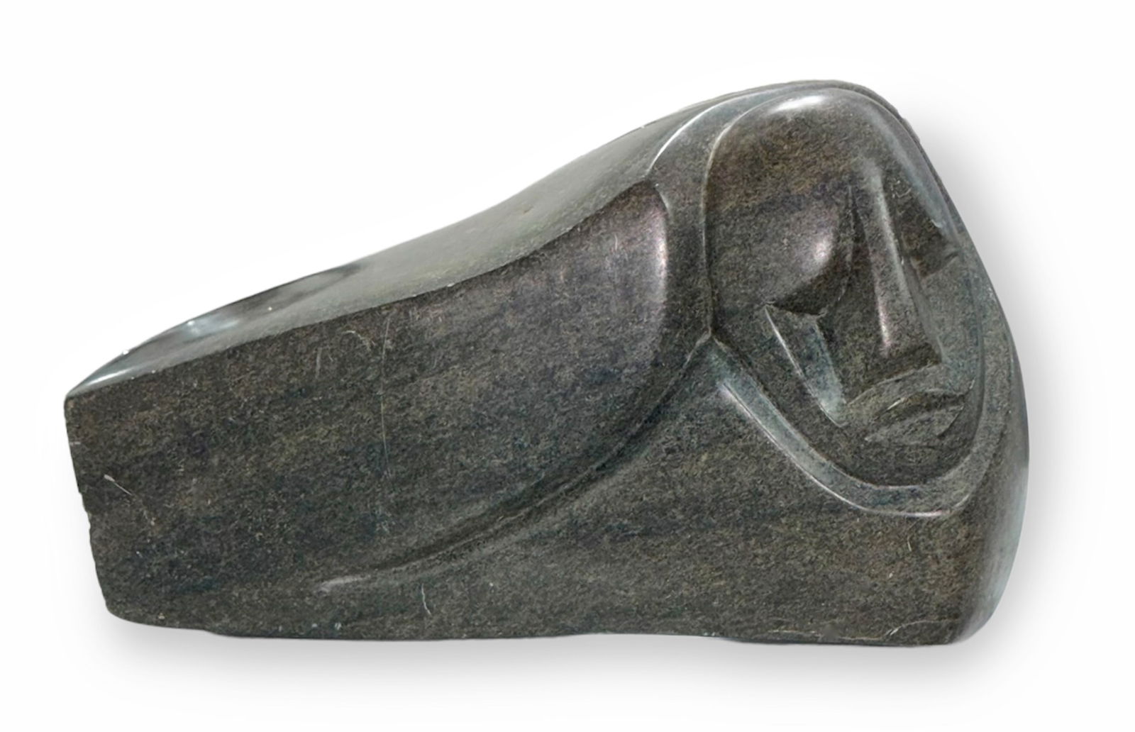 Modernist Carved Shona Stone Sculpture SOUL IN STONE,  Richard Mteki (1 of 5)