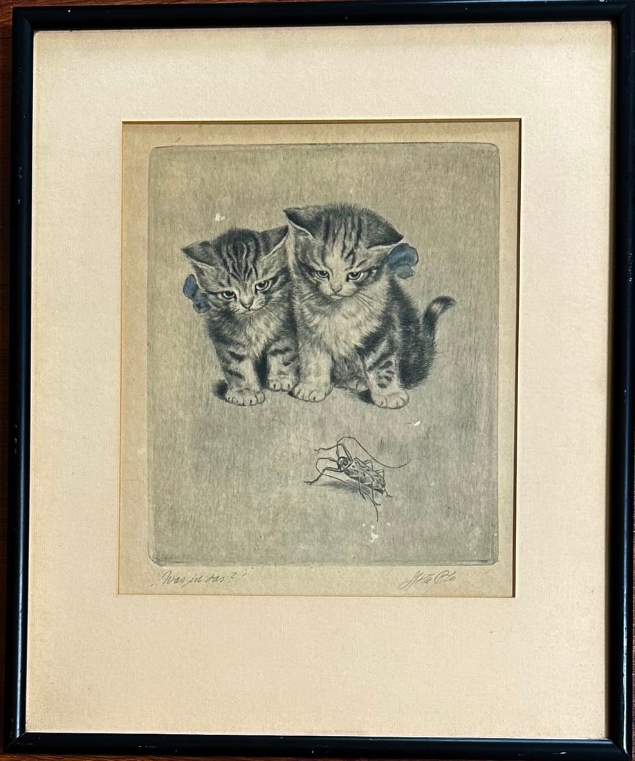 Meta Pluckebaum (German, 1876-1945) VAS IST DAS? (1 of 4)