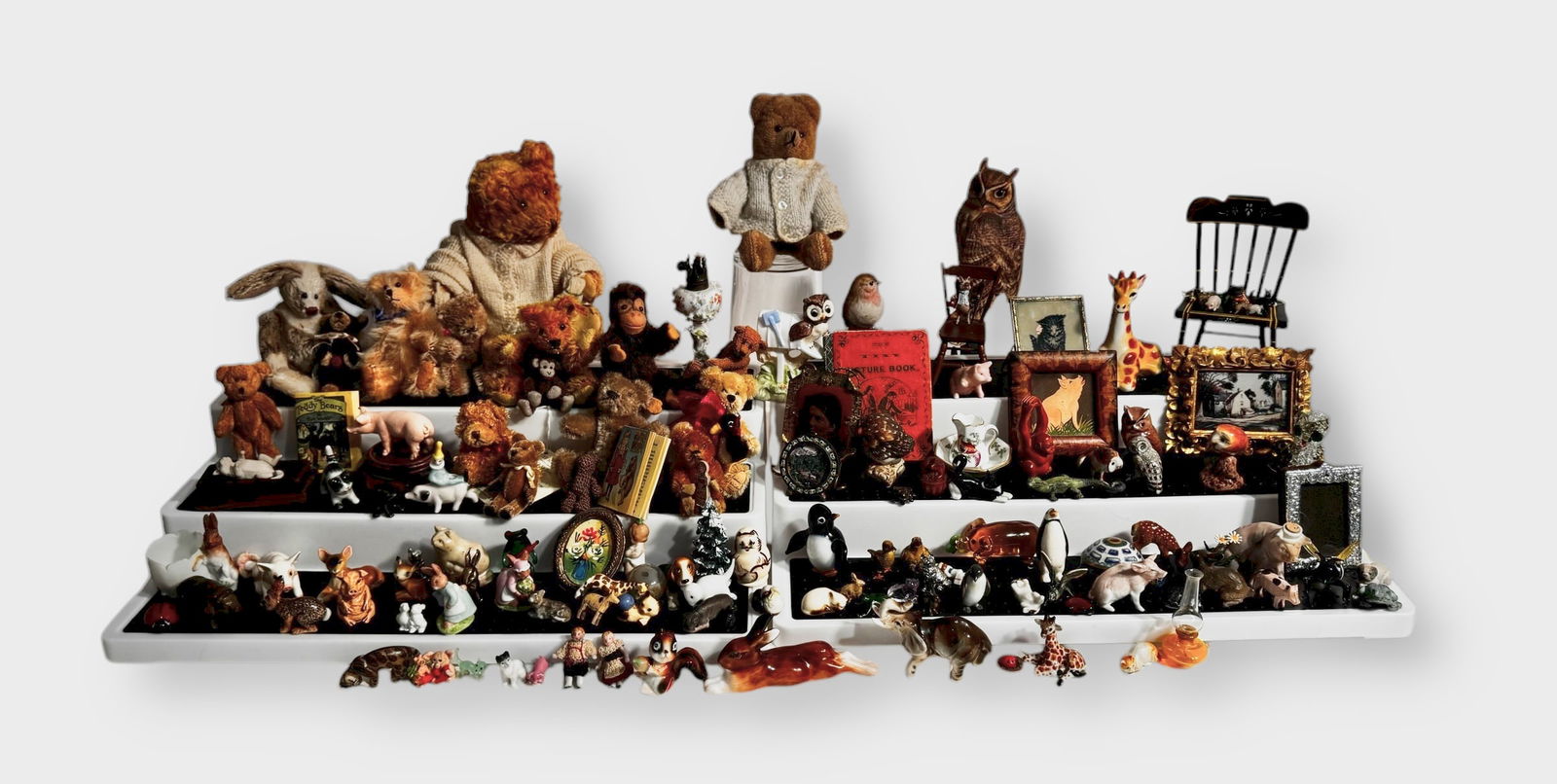 Vintage & Antique Miniature Teddy Bears, Animals, Doll Furniture & More (100+) (1 of 6)