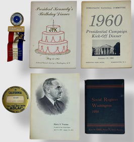 Presidential Memorabilia,  John F. Kennedy,  Harry S. Truman,  Adlai Stevenson