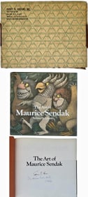 THE ART OF MAURICE SENDAK Signed By Maurice Sendak & Selma Lanes, 1980