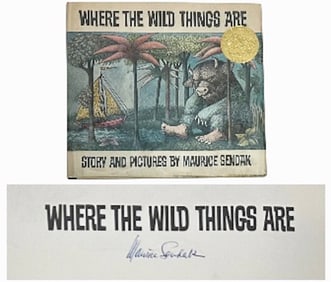 Where The Wild Things Are, Signed By Maurice Sendak