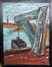 Mid-Century American Painting PROVINCETOWN, Richard Allen George,1951