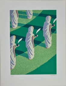 Chris Van Allsburg (American, b. 1949)  AROUND THE GREEN GRAVEL, 1990