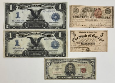 American Paper Currency:  1863, 1899 & 1963