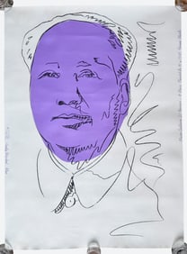 ANDY WARHOL Original Exhibition Poster for MAO MUSEE GALLIERA, Paris, 1974