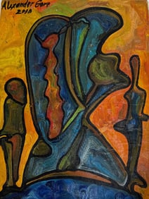 Russian Abstract Expressionist Painting, Alexander Gore, 2010