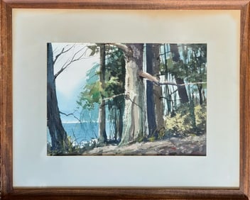 American Forest Landscape Painting,  Rolandas Vilkauskas