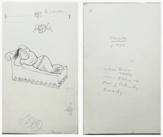 William Steig (1907-2003)  Original Published Drawing, DECLINE & FALL OF PRACTICALLY EVERYBODY, 1951