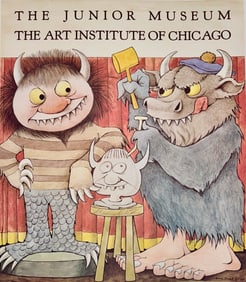 Maurice Sendak, THE ART INSTITUTE OF CHICAGO Illustrated Signed Poster, 1984 w/ COA
