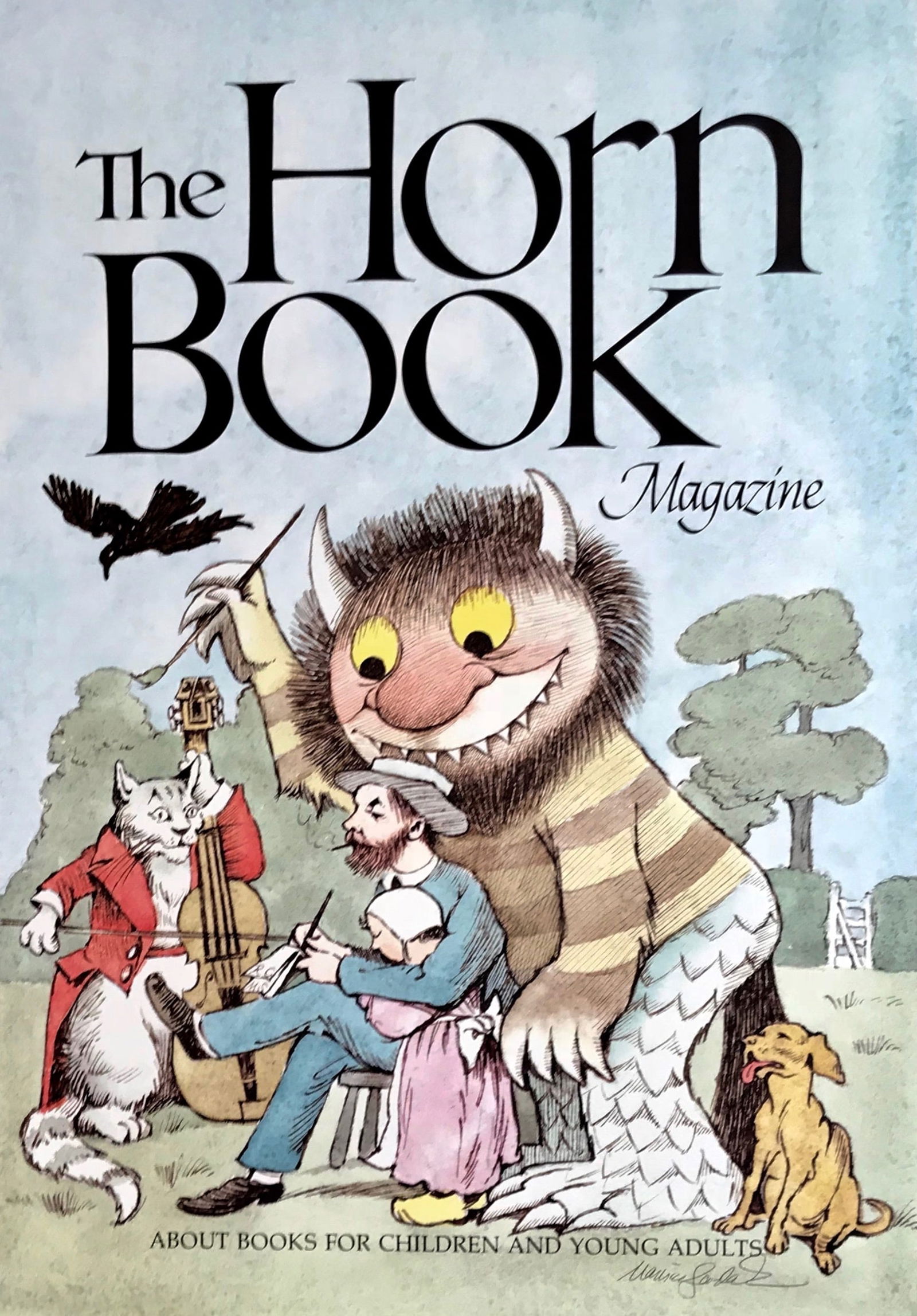 Horn Book Magazine Poster, illustrated And Hand-Signed By Maurice Sendak,  1985 w/ COA (1 of 4)