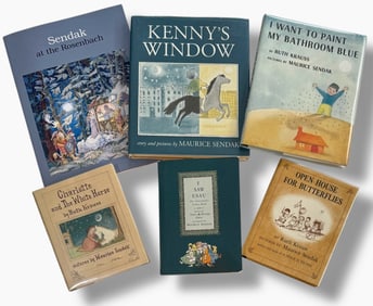 Maurice Sendak Signed Illustrated Books Including Author Ruth Krauss