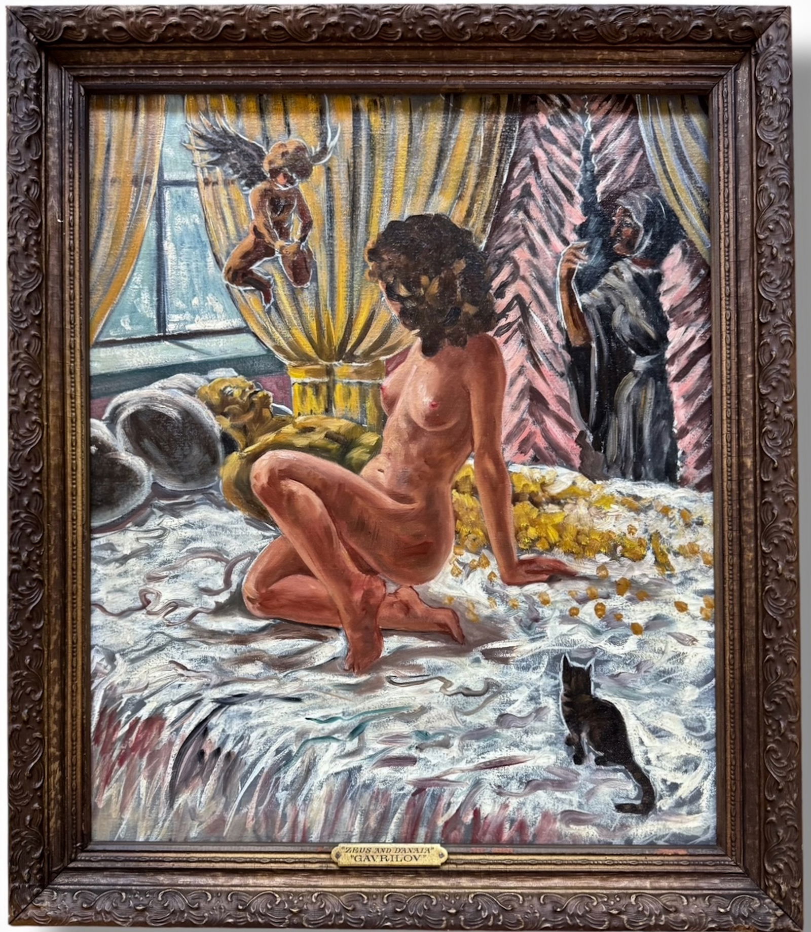 Vladimir Gavrilov (Russian, 1923-1970)  ZEUS AND DANAIA  c.1950s (1 of 4)