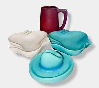 Group Of Van Briggle Art Pottery, Colorado Springs, Colorado (4)