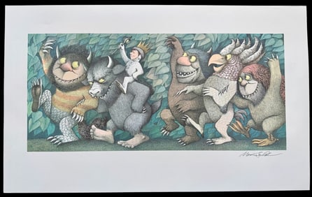 Maurice Sendak Hand-Signed And Illustrated MAX WITH WILD THINGS