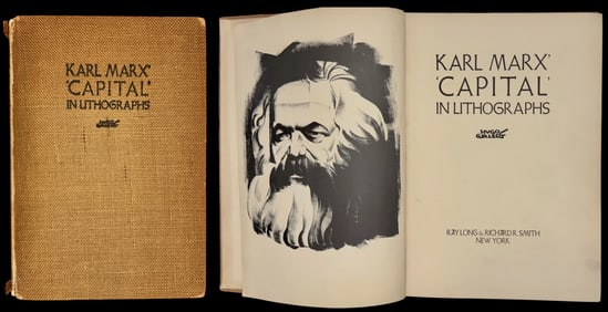 Karl Marx CAPITAL In Lithographs, Hugo Gellert, 1934
