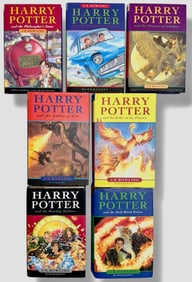 Complete Set of 7 Harry Potter Books, Bloomsbury UK , First and Early Editions