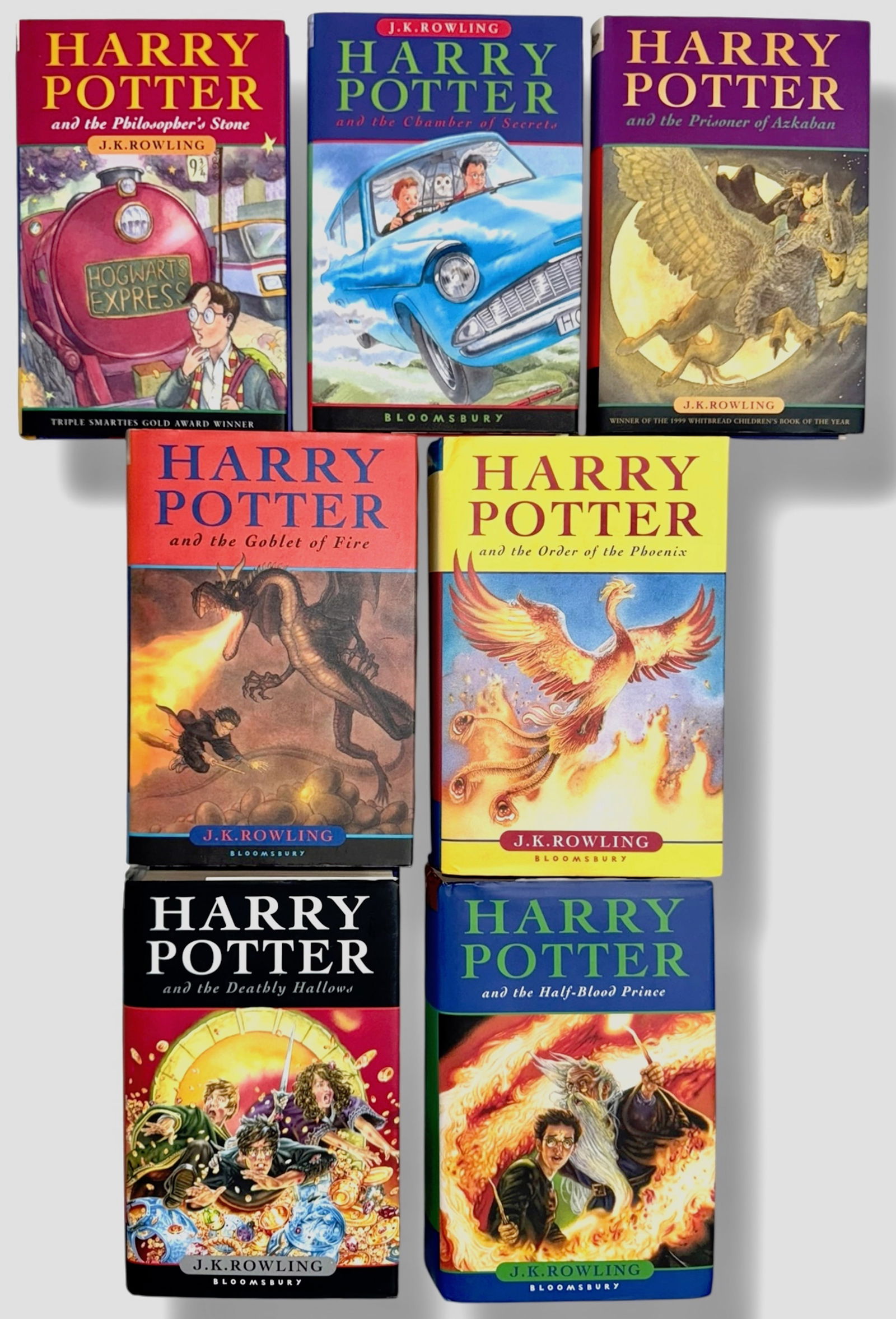Complete Set of 7 Harry Potter Books, Bloomsbury UK , First and Early Editions (1 of 7)