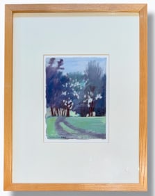Susan Johnston Impressionist Forest Landscape Painting