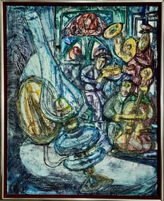 Jossi Stern (Hungarian, Israeli, 1923-1992) LAMP DANCED TOO, 1968