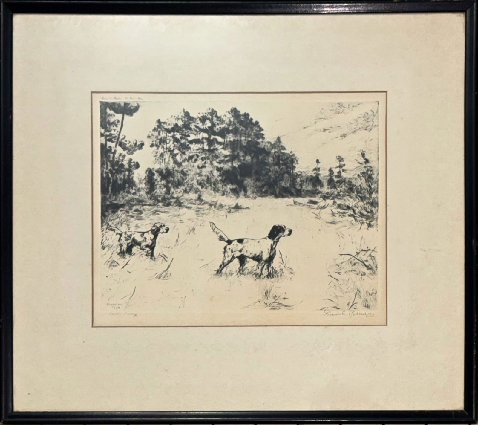 Percival Leonard Rosseau (French-American, 1859-1937) BILL'S COVEY, 1934 (1 of 8)