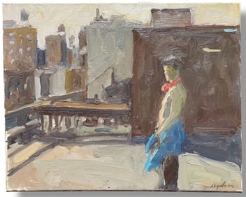Richard Segalman (American, 1934-2021) BOND STREET ROOFTOP