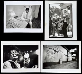 Original Candid Photographs, James Brown, Troyce Key, J.J. Malone, Charles Brown, California, 1980s